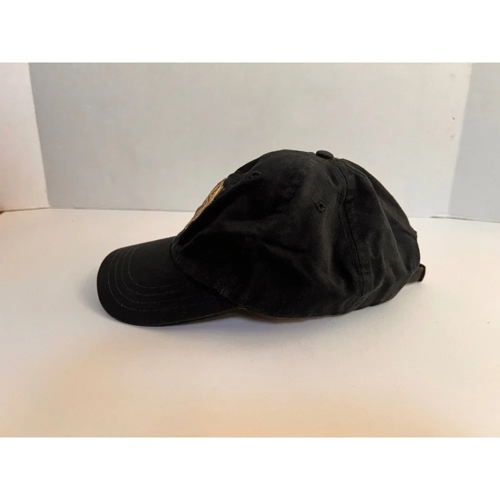 Polo Ralph Lauren 67 Shield Patch Baseball Cap Black Cotton Hat Made in USA